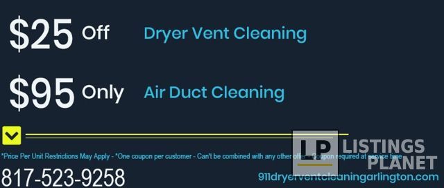 911 Dryer Vent Cleaning Arlington TX